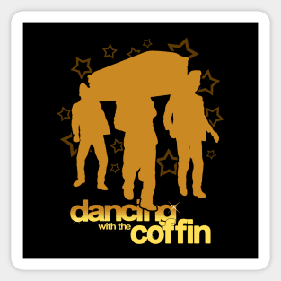 Funny Internet Jokes Dancing Coffin Meme Sticker